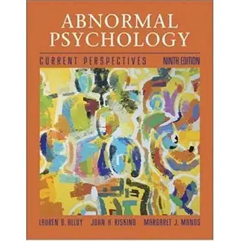 Abnormal Psychology