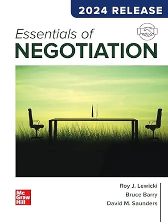 Essentials of Negotiation